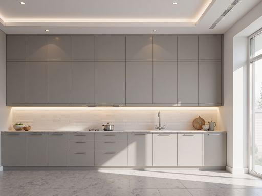 小户型厨房，北欧风格设计，紧凑布局，功能齐全，整洁美观